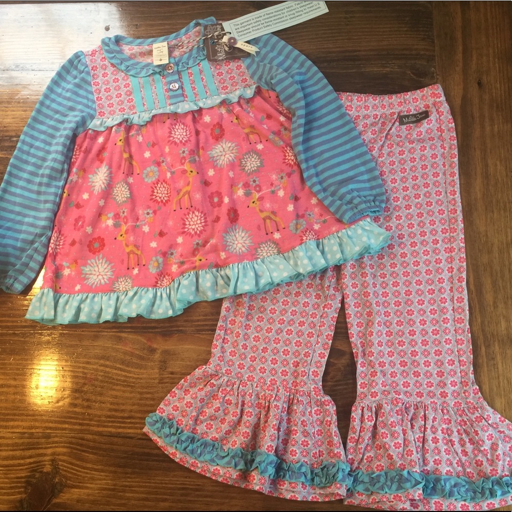 NWT Girls Matilda Jane Pajamas PJs
